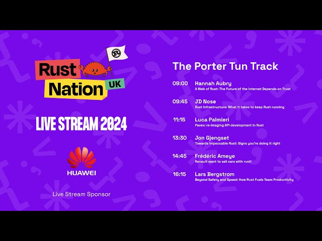 Rust Nation UK - Track 1