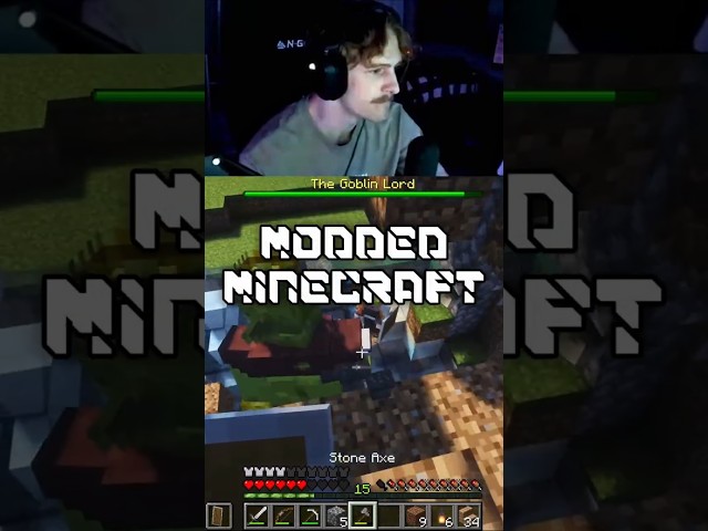 Fighting The Goblin Lord in Modded Minecraft!