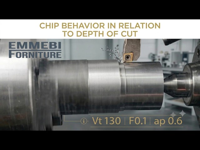 Turning, Chip behavior in relation to depth of cut!