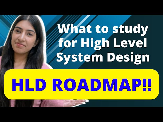 HLD RoadMap | What to study for High Level System Design Interview | Ace your interviews ✌️✨💪