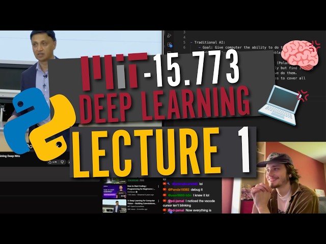 Lecture 1 Watchalong - Introduction to Deep Learning and Neural Networks (MIT 15.773 Deep Learning)