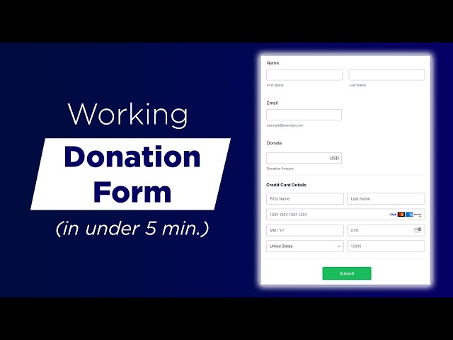 Working Donation Form (with Stripe) using JotForm