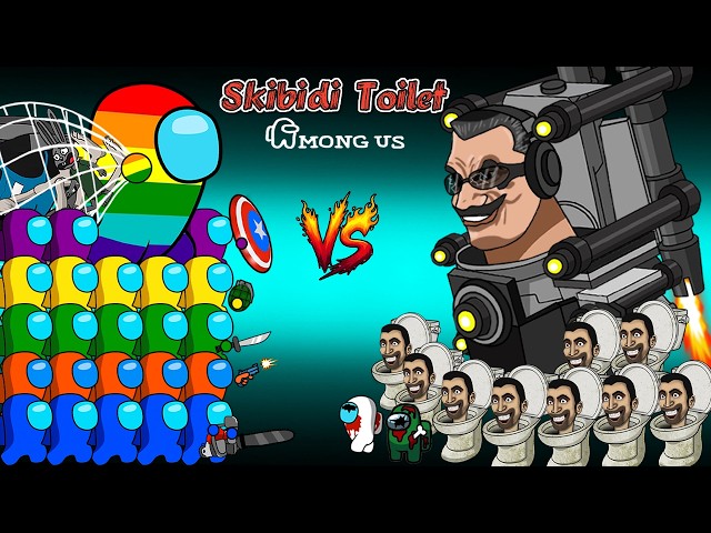Among Us Animation EP2 New Version | AMONG US VS ALL SKIBIDI TOILET 99 SO SCARY