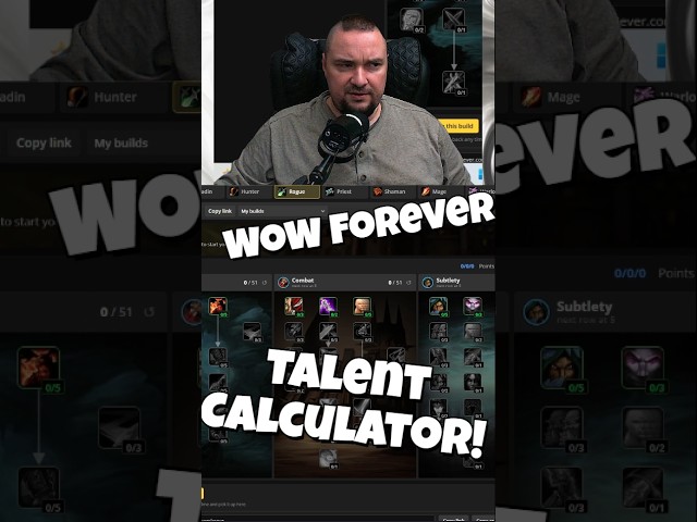WoW FOREVER Talent Calculator Is LIVE! 🔥 #wowforever #classicplus #wow #wowclassic