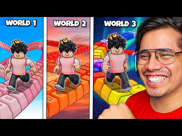 COMPLETING ALL WORLDS IN KEYBOARD ESCAPE ROBLOX