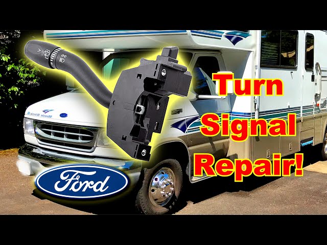 🚗 How to Replace the Turn Signal Switch on a Ford E-350 Mini Winnie