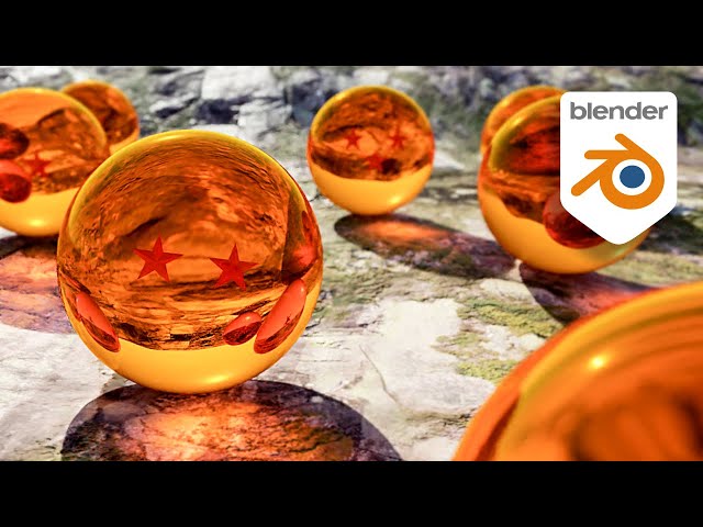 Dragon Balls in Blender 3D (From Scratch)