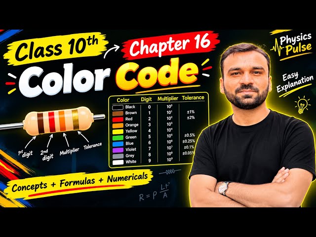 Class 10th Physics | Chapter 16 | Color Code | Physics Pulse 
