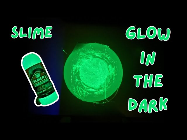 Make GLOW IN THE DARK SLIME DIY