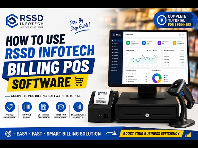 How to Use RSSD Infotech Billing POS Software | Complete POS Billing Software Tutorial (2026)