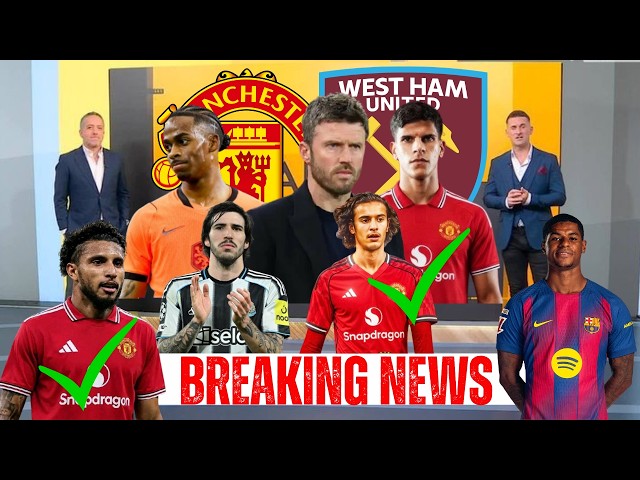 🔴JUST IN✅Carrick's Dream Transfer Target Finally Revealed😱Summerville To Old Trafford?🔥