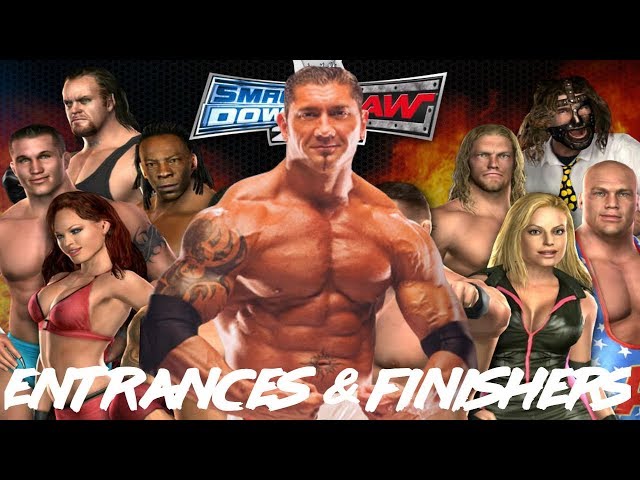 WWE Smackdown vs Raw 2006 Entrances & Finishers Batista