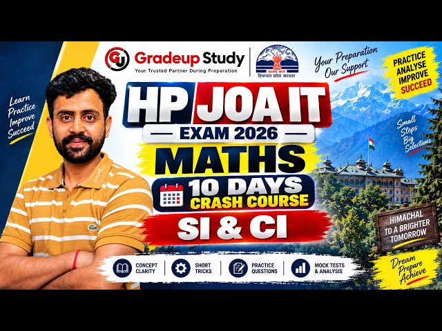 SI & CI | Maths - 10 Days Crash Course | Day - 4 | HP JOA IT Exam 2026