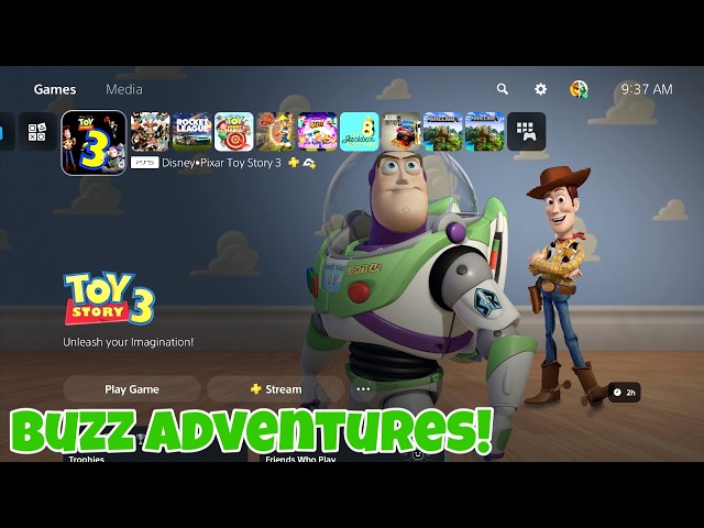 Disney Pixar Toy Story 3 PS5 Gameplay! - *FULL GAME* Buzz Adventures!