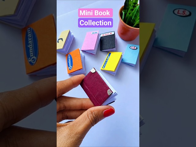 मेरी Mini Book Collection शुरू🥹 Building My Mini Library | Ep. 1 📚#youtubeshorts #viral #diy #shorts