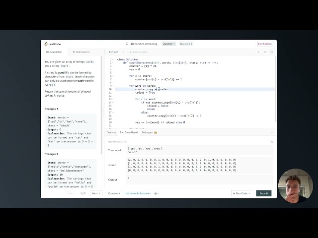 LeetCode Mock Assesment #1