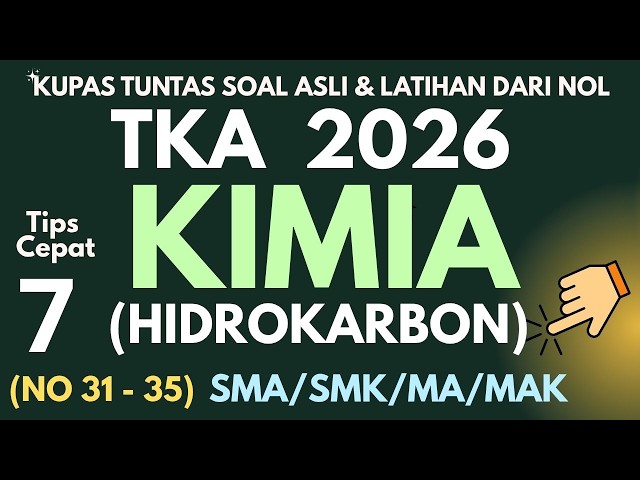 In-Depth Review of REAL & PRACTICE TKA CHEMISTRY PROBLEMS 2026 Part 7. Hydrocarbons