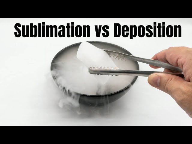 Sublimation vs Deposition