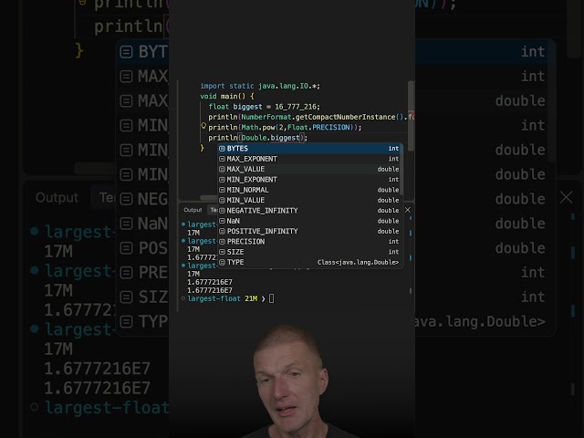 The Largest, Precise Float #java #shorts #coding #airhacks