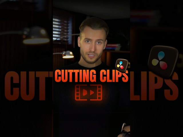 🎬 DaVinci Resolve: Editing Tips – Cut Clips Instantly! ✂️⚡