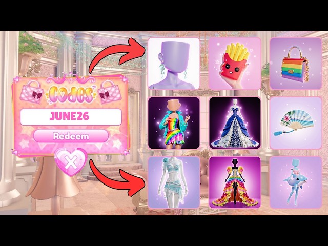 *NEW CODES* ALL WORKING CODES FOR DRESS TO IMPRESS JUNE 2026!