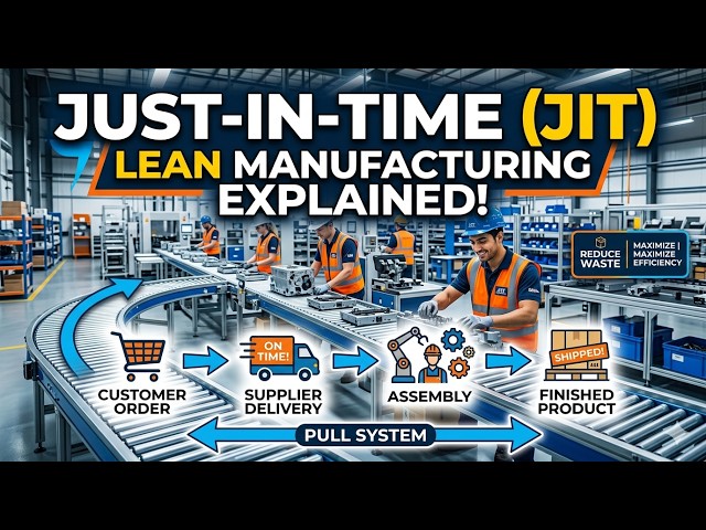 MFG#4: Just-In-Time Manufacturing Explained | LEAN Principles That Cut Waste & Boost Efficiency