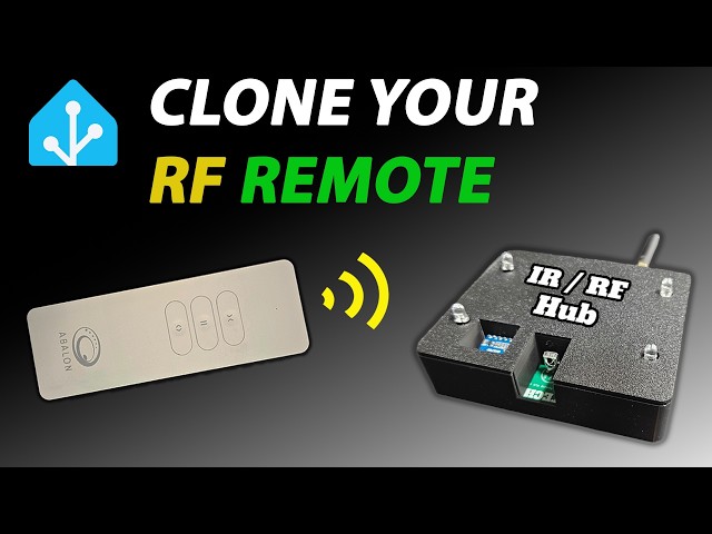 RF Control in Home Assistant – Clone Any Remote with ESPHome