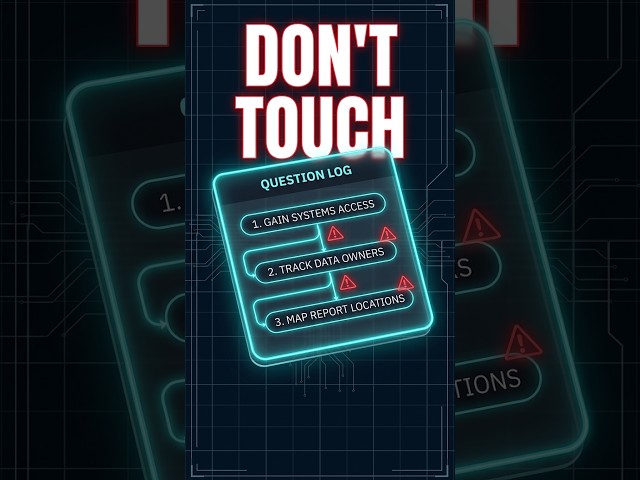 Do NOT Touch Anything in Your First Week #dataanlysis #dataanalytics