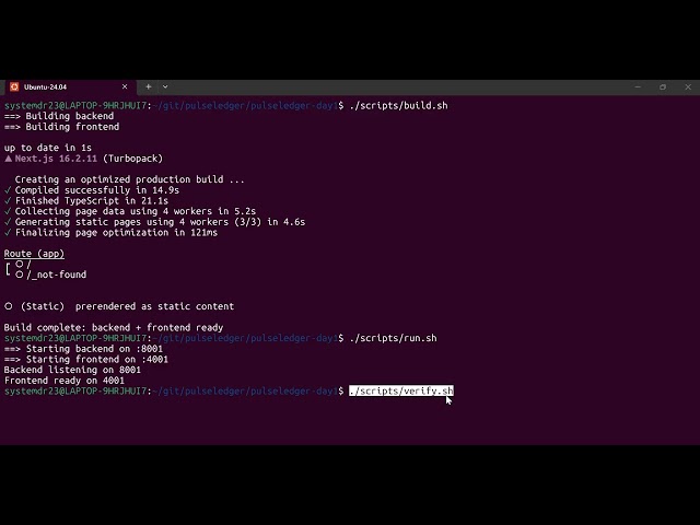 Day 1: Build a FastAPI + Next.js Fintech App Scaffold | Health API & Live UI