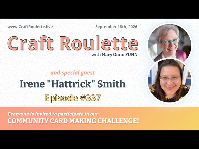 Craft Roulette Episode #337 featuring Irene Smith (@IreneSmith_ArtemisMade1)