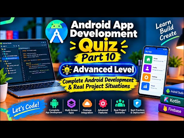 Android App Development Quiz — Part 10 | Real-World Android Development Scenarios