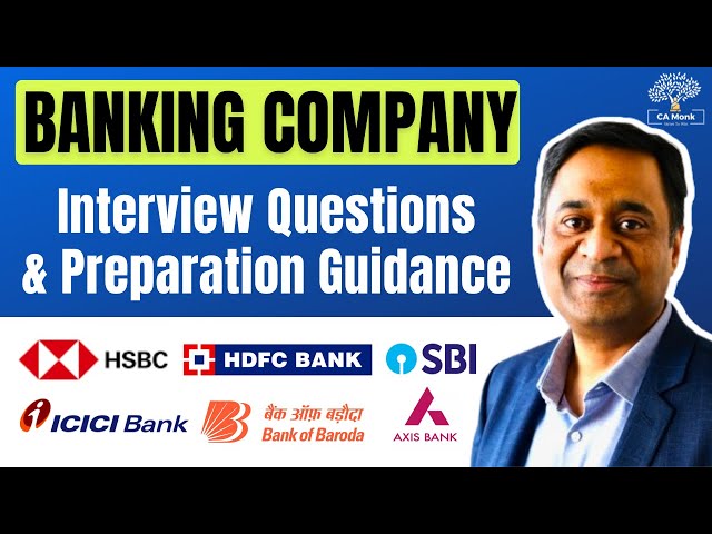 How to prepare for Banking Company interview? | Axis, ICICI, HDFC, BOB, SBI Bank Questions