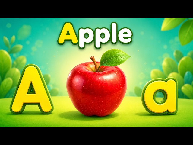 ABC Phonics Song for Toddlers | A Is for Apple | Learn A to Z