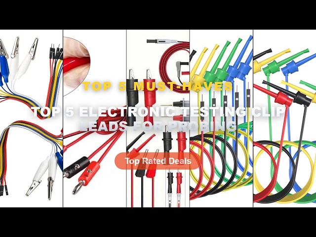 Amazing Top 5 Electronic Testing Clip Leads For Probing You Need To See - Cleqee P1520 5PCS Test Hoo