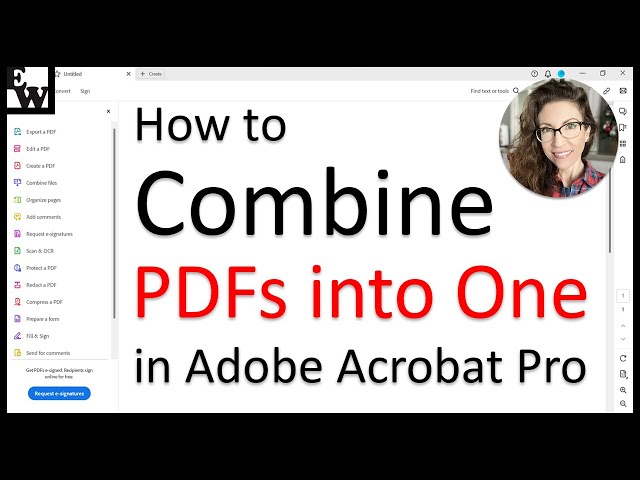 How to Combine PDFs into One in Adobe Acrobat (2023 Interface)