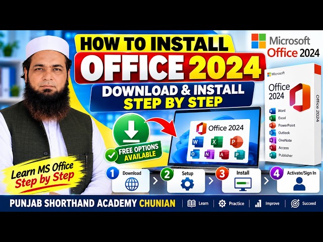 Free Download & Install Office-2024  step by step