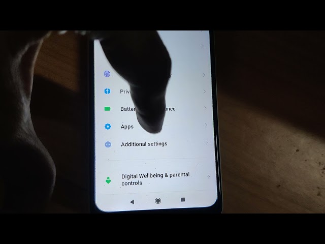 How do I change the Back button to Right on Xiaomi Redmi with MIUI 12