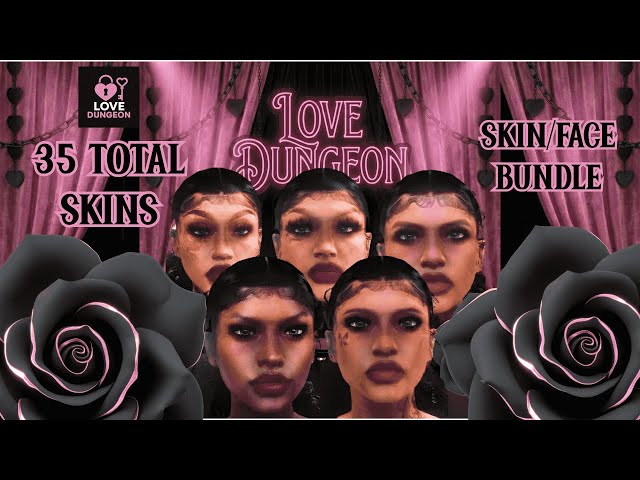Love Dungeon Skin/Face Bundle Showcase 💋✨ | 35 Stunning Faces for FiveM | Drag & Drop