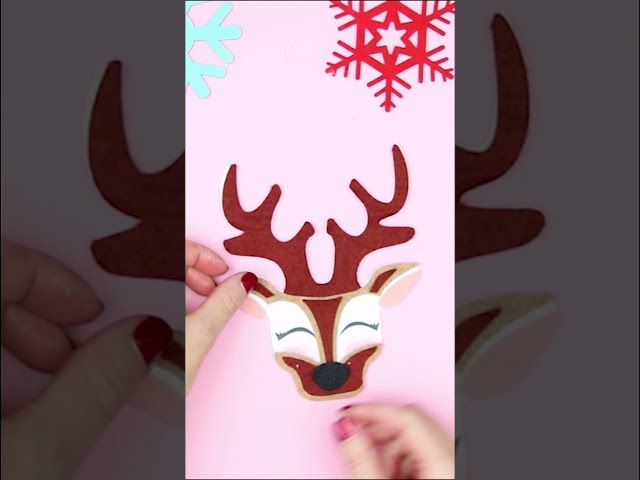 Felt Reindeer Ornament DIY