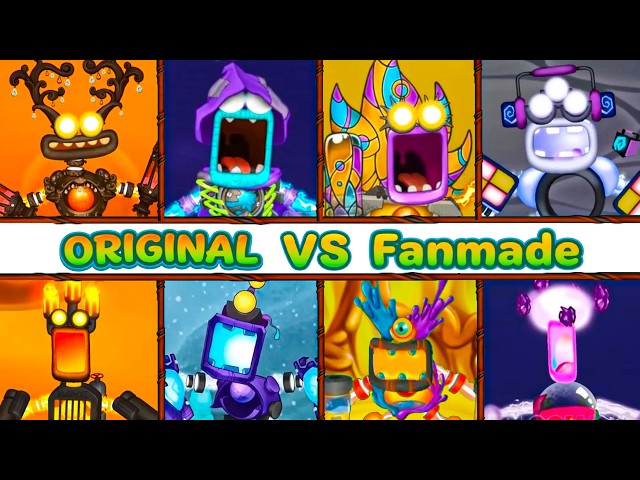 ALL Epic Wubbox Original VS Fanmade Comparisons  || My Singing Monster
