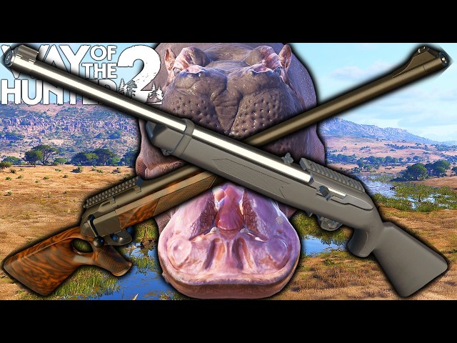 What Is The Minimum Caliber To Kill A Hippo!? | Way ofthe Hunter 2