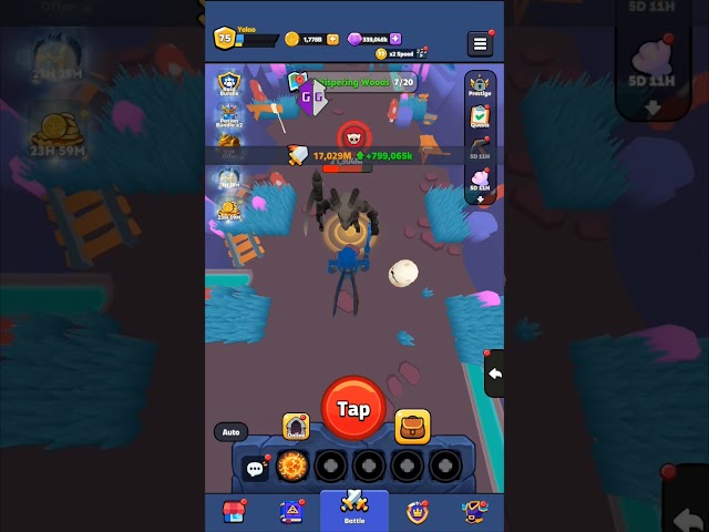 Tap Adventure: Idle PRG with Game Guardian