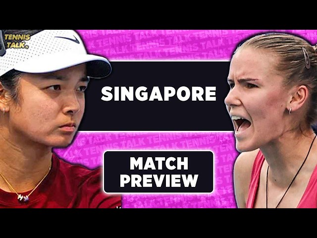 EALA vs PROZOROVA | WTA Singapore 2026 | Tennis Talk Preview