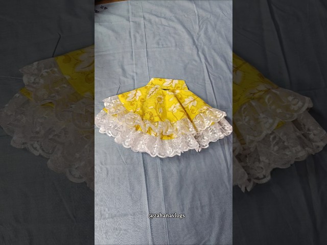 baby frock design ❤️#fashion #babyfrock #zahanavlogs #frock #top #frockstitching #design #shorts