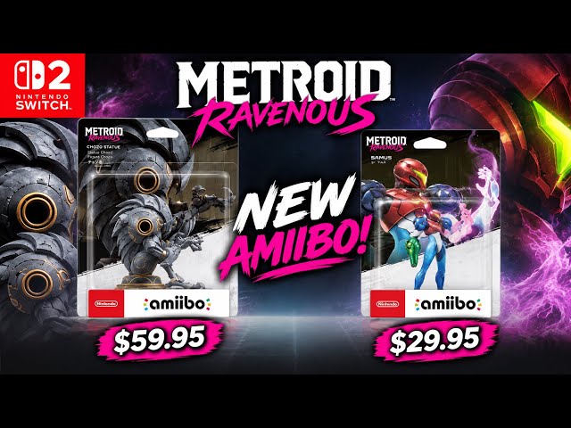 Metroid Ravenous Amiibo’s Revealed — These Look INCREDIBLE! 🔥