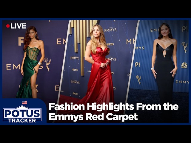 LIVE | Emmys Red Carpet Showcases Glamorous Celebrity Looks | AA114