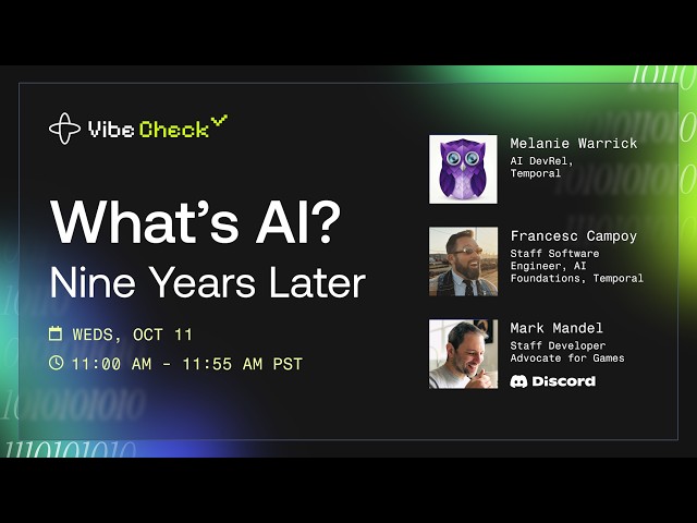 What's AI? Nine Years Later