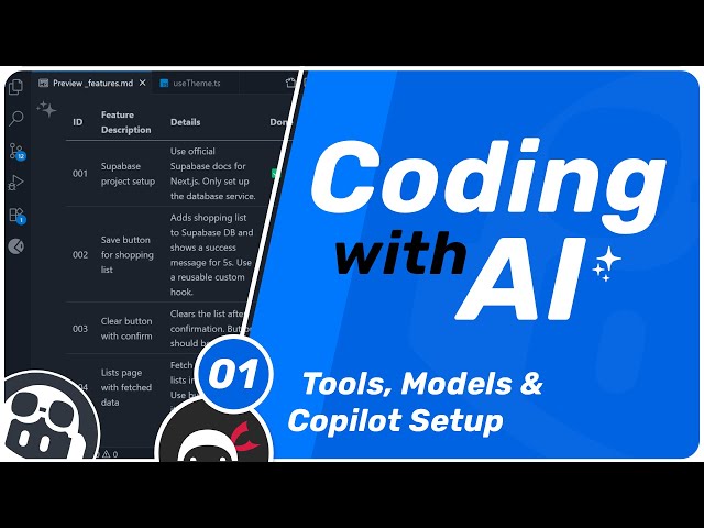 Coding with AI #1 - Tools, Models & Copilot Setup
