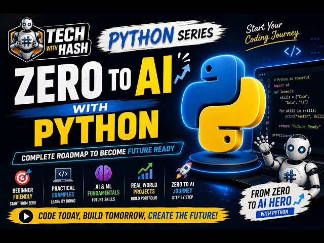 Python Zero to AI: Complete Introduction for Beginners (2026)