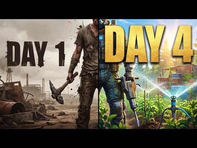 NO MAP. NO COMPASS. Rust Hardcore Day 4